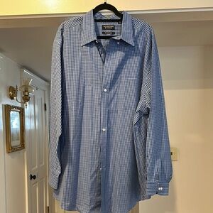 Men's Blue Checkered Shirt